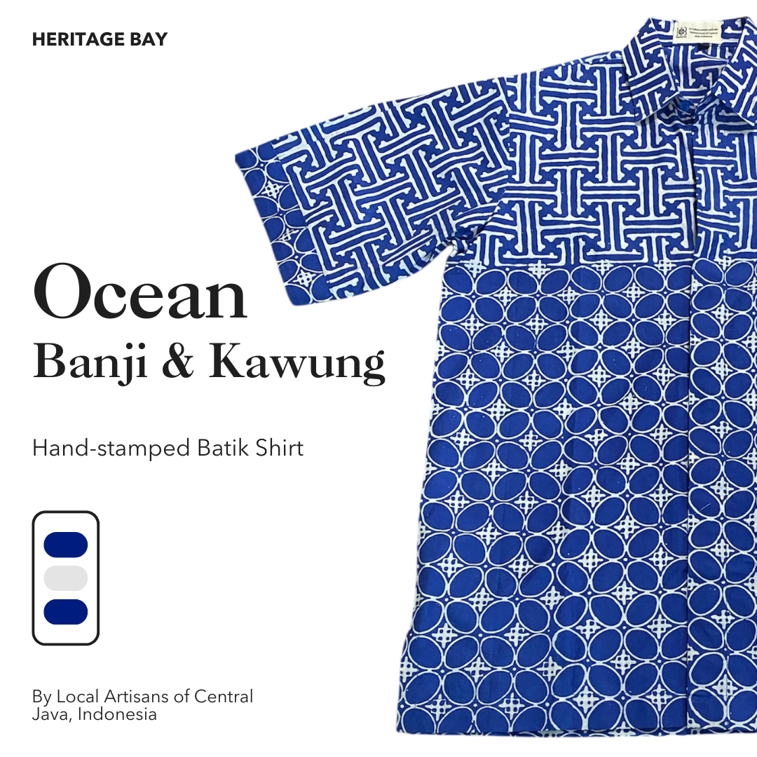 Ocean Banji & Kawung Shirt