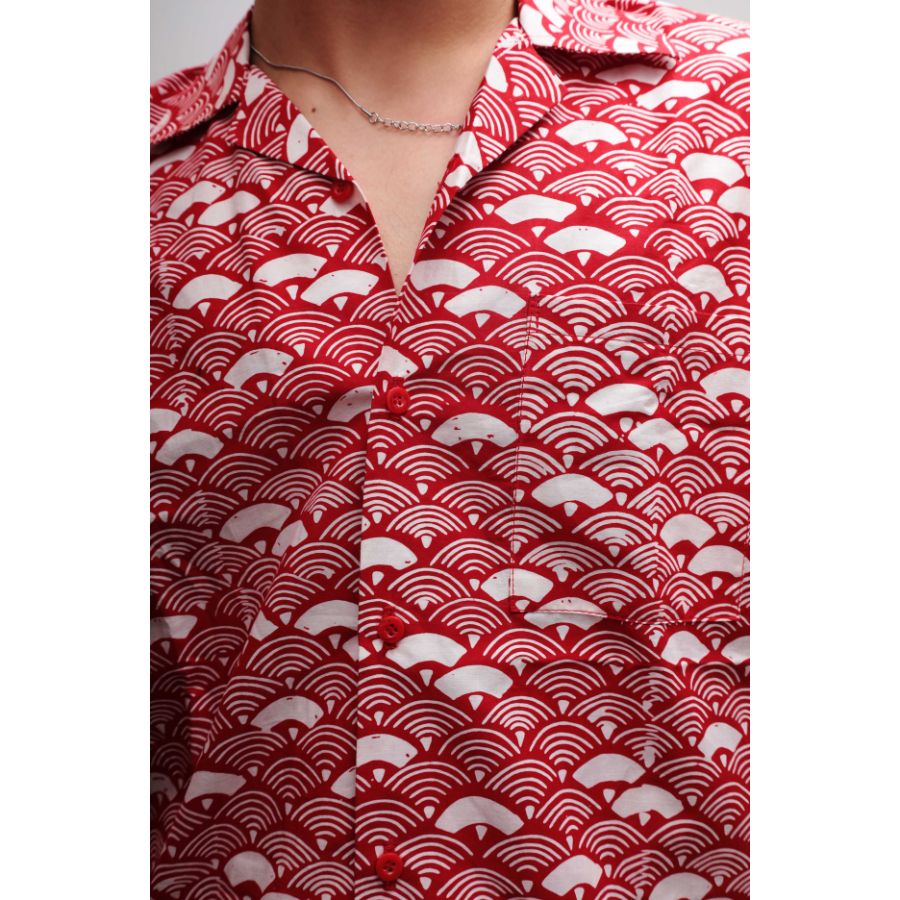 Crimson Kumo Shirt