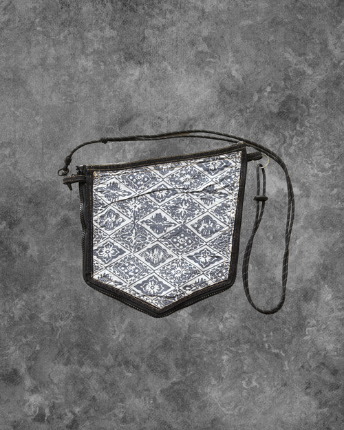 Batik Zipper Sling Bag