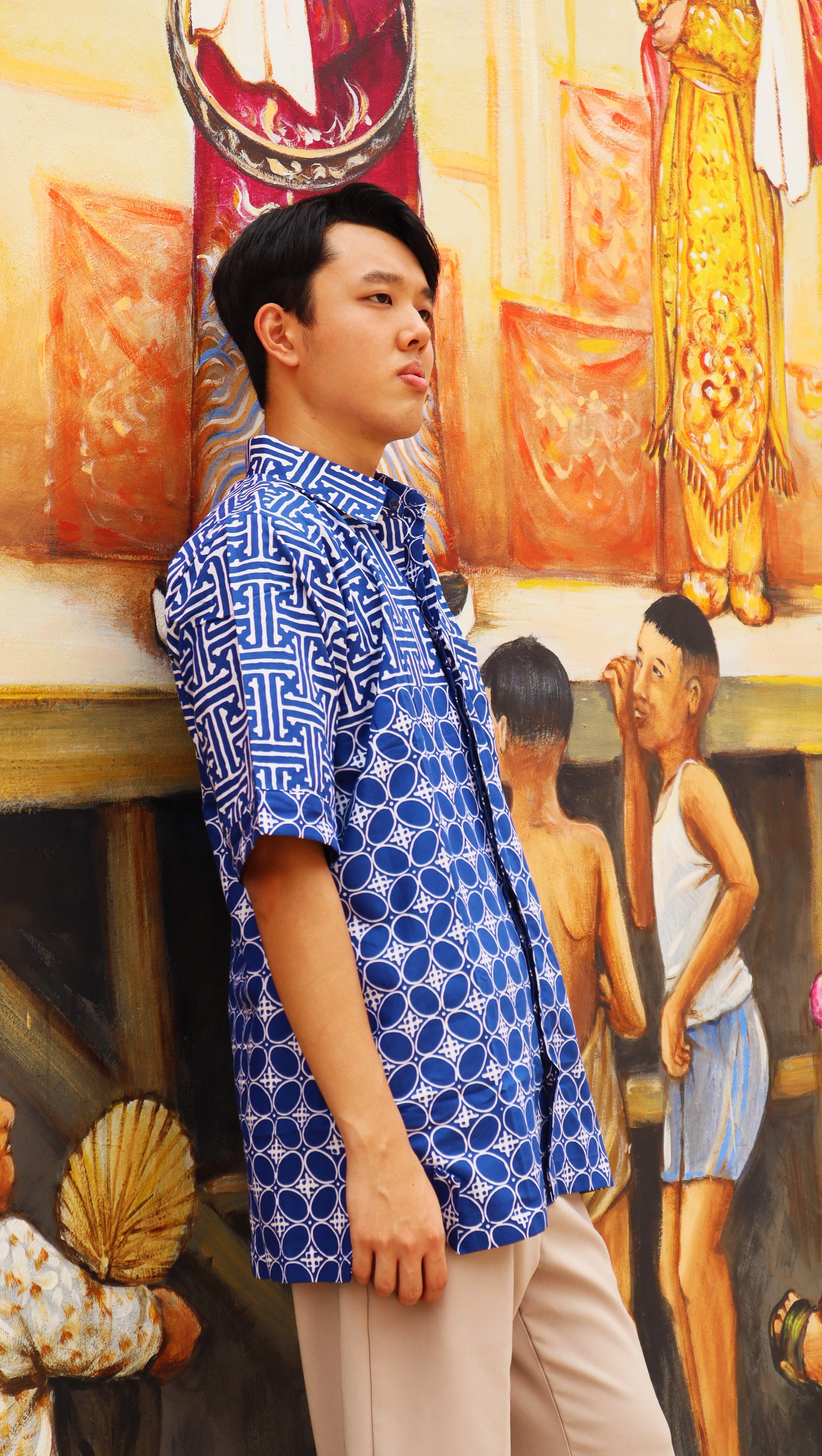 Ocean Banji & Kawung Shirt