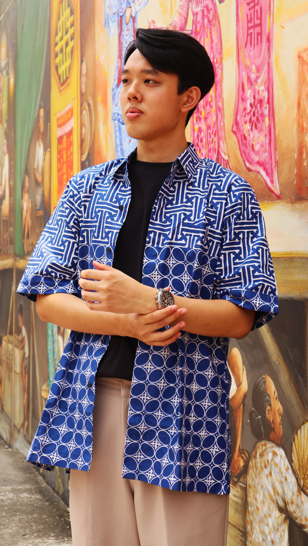 Ocean Banji & Kawung Shirt