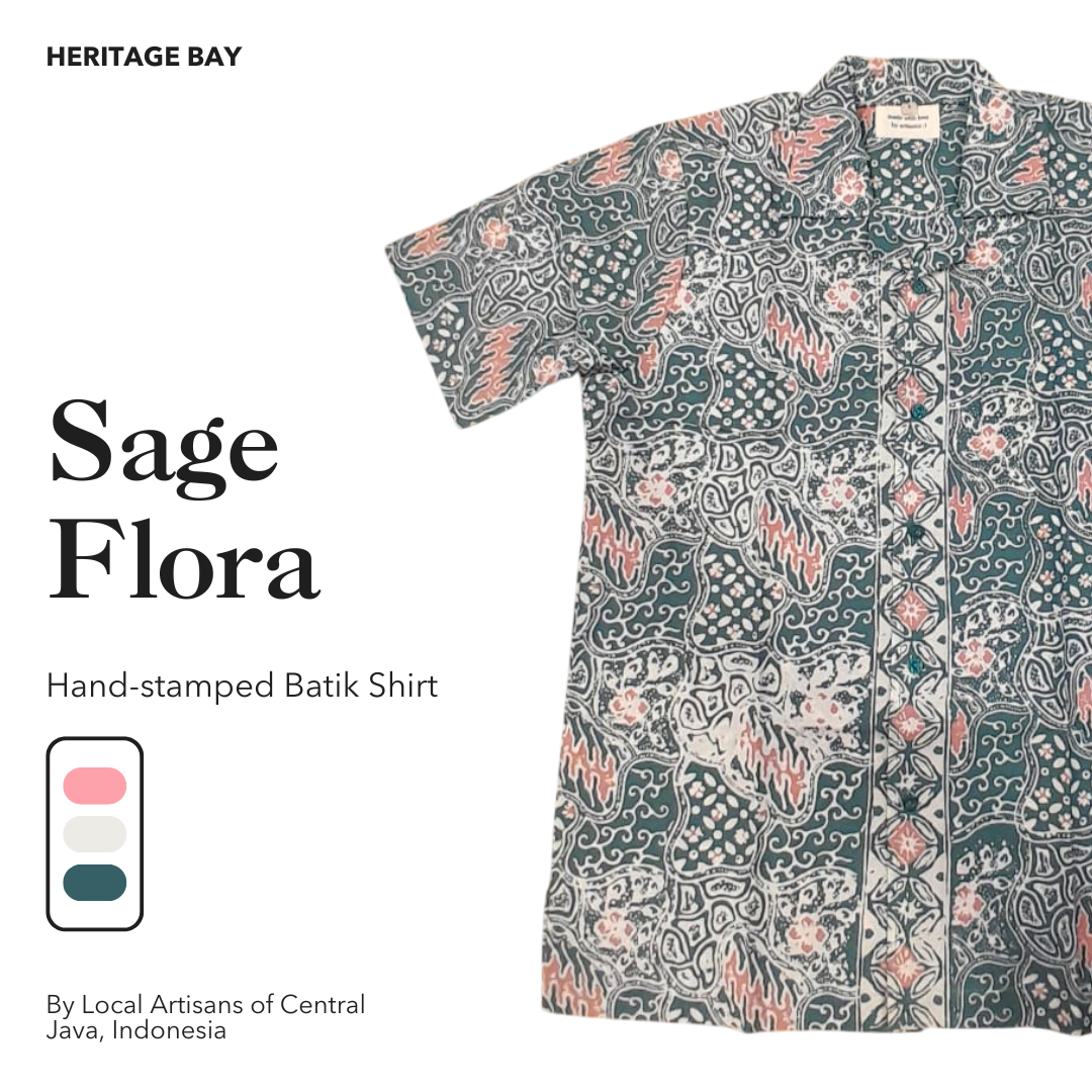 Sage Flora Shirt