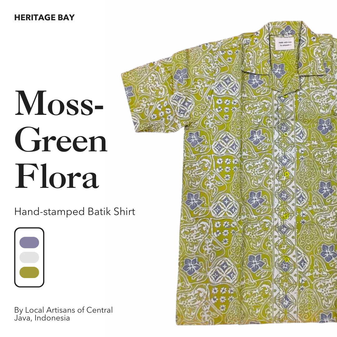 Moss Green Flora Shirt