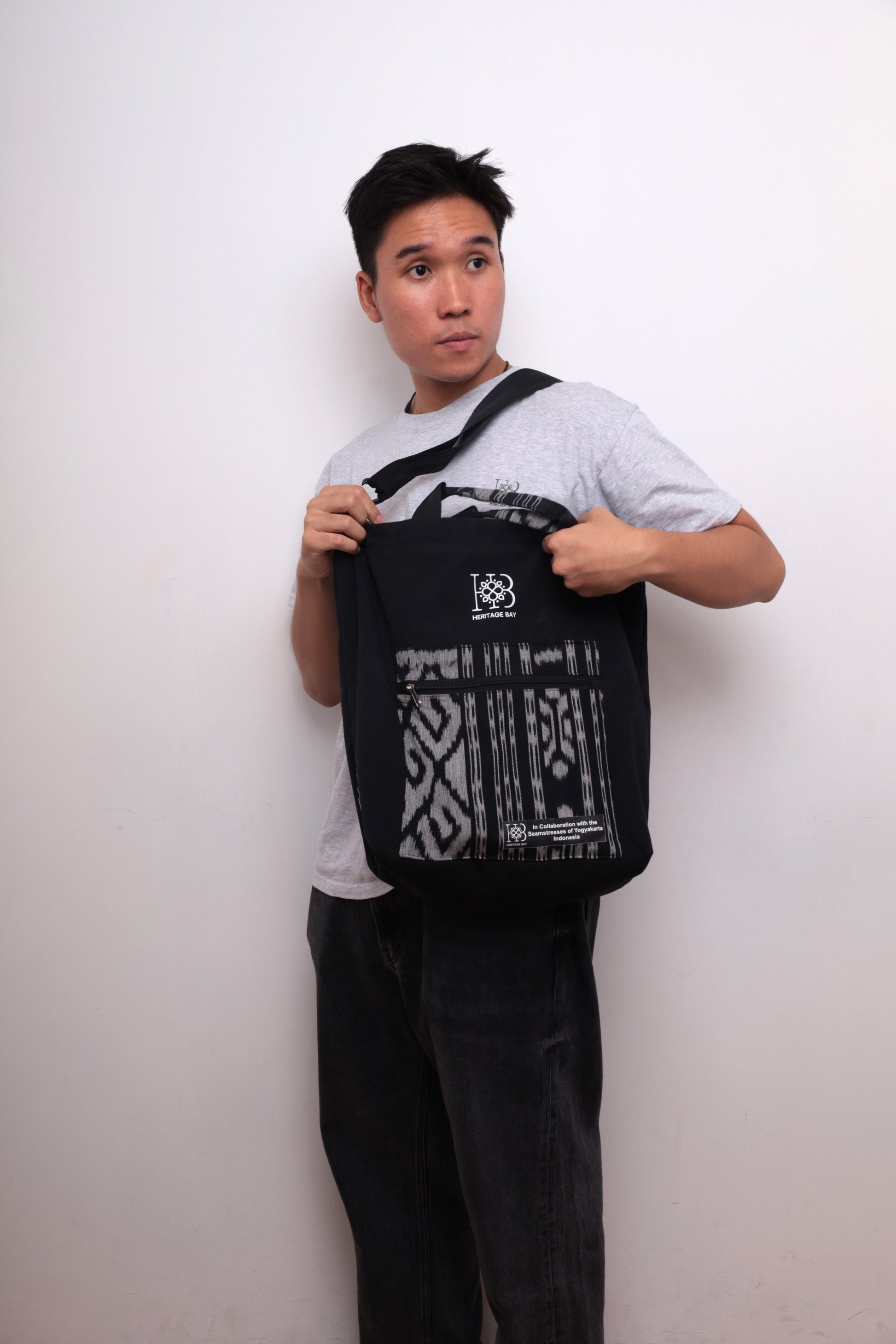 Batik-Themed Sling/Hand Carry Bag