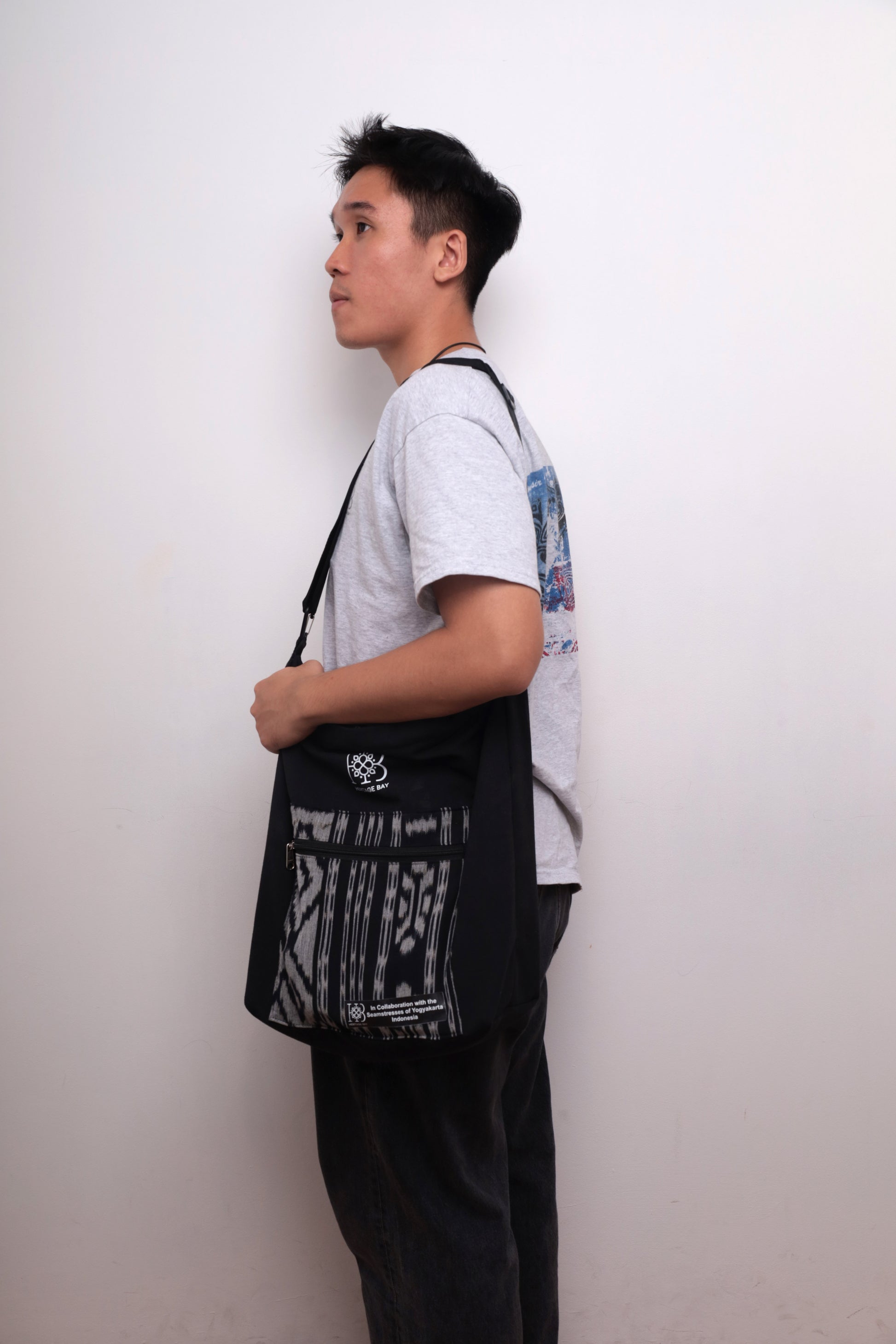 Batik-Themed Sling/Hand Carry Bag