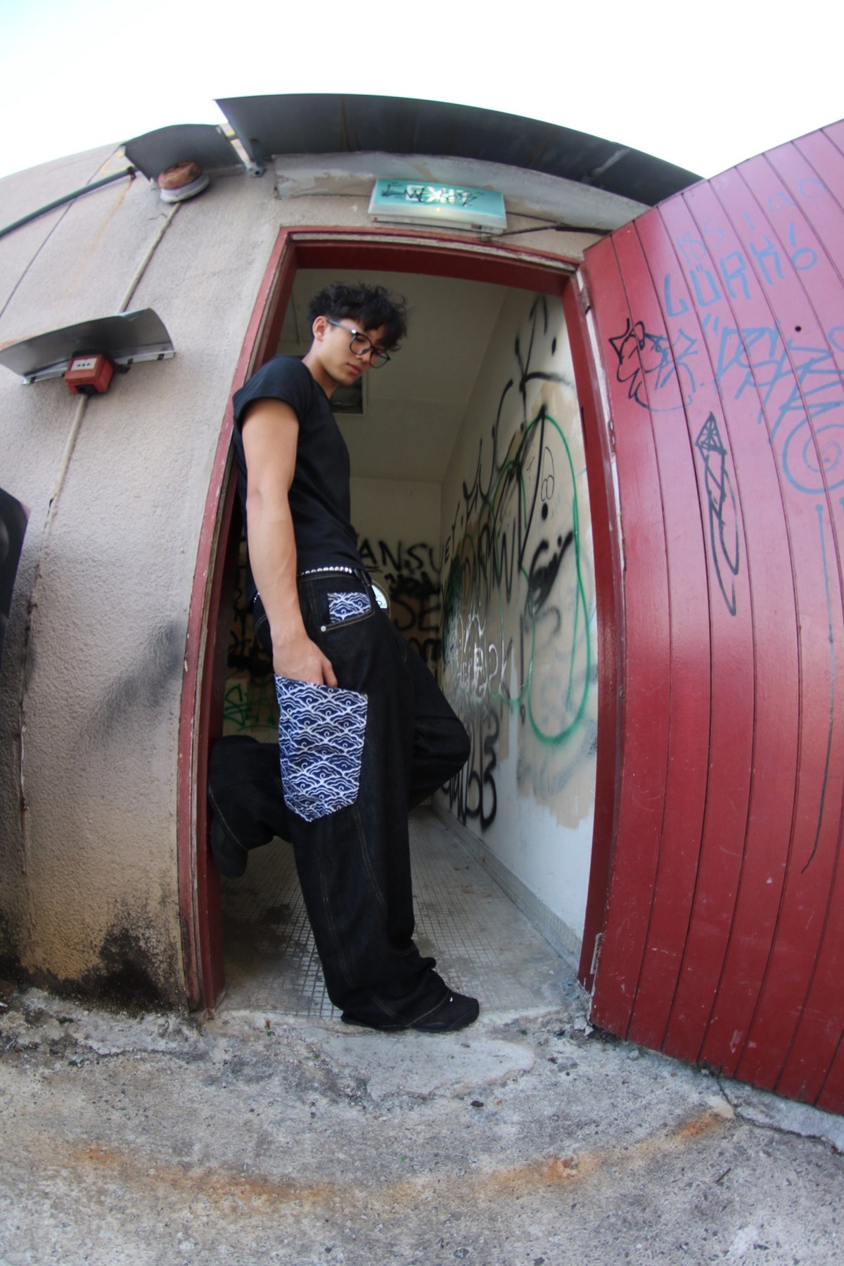 Mega Mendung Baggy Jeans