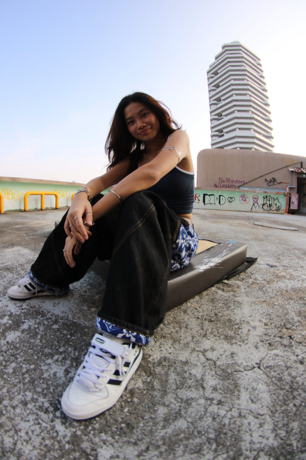 HERIBA Studio Baggy Jeans