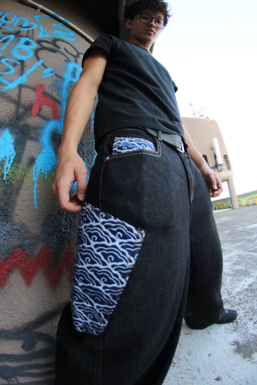 HERIBA Studio Baggy Jeans