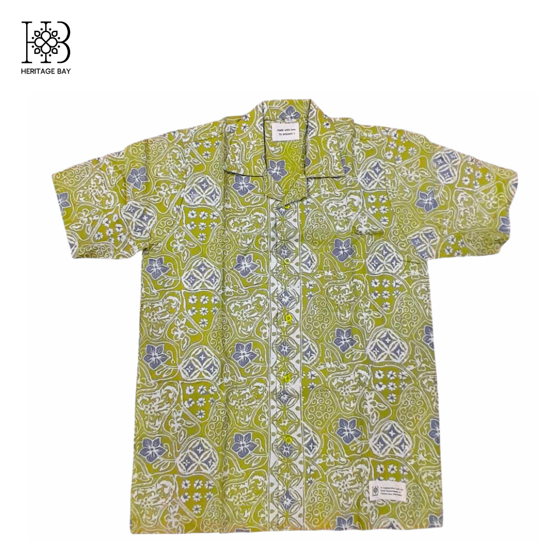 Moss Green Flora Shirt