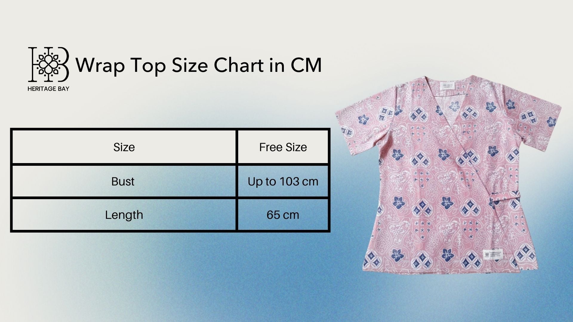 Salmon Flora Wrap Top