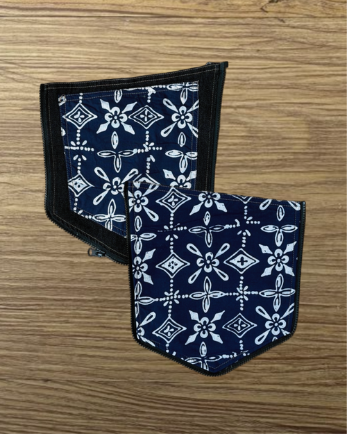 (NEW) Kotak Melati Zipper Patch