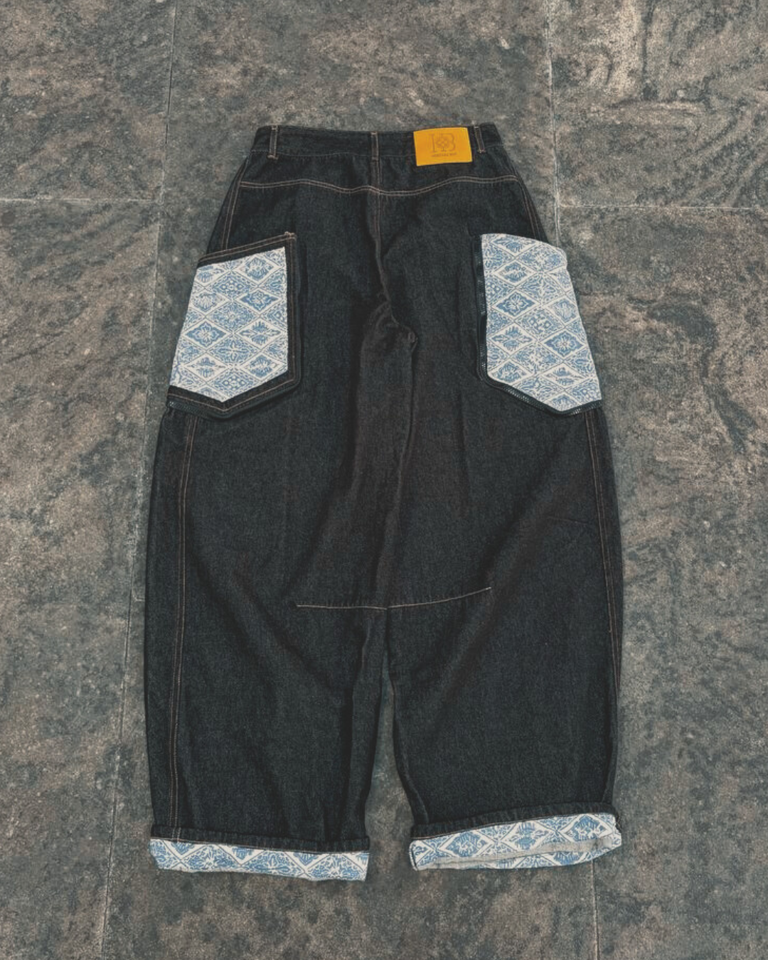 HERIBA Studio Baggy Jeans