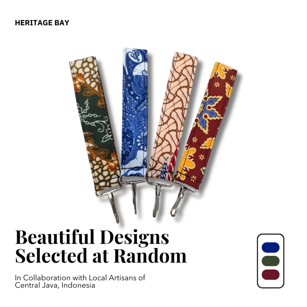 Heritage Bay Batik Keychains