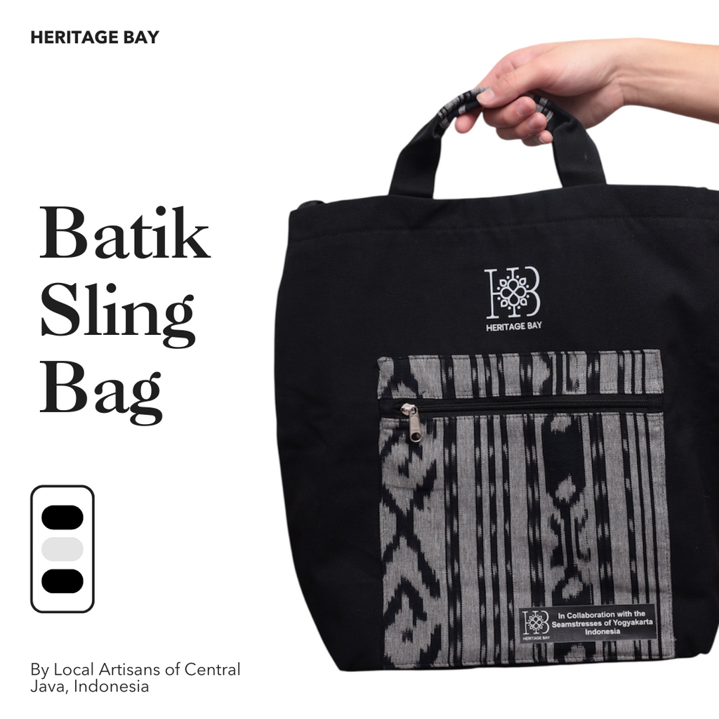 Batik-Themed Sling/Hand Carry Bag