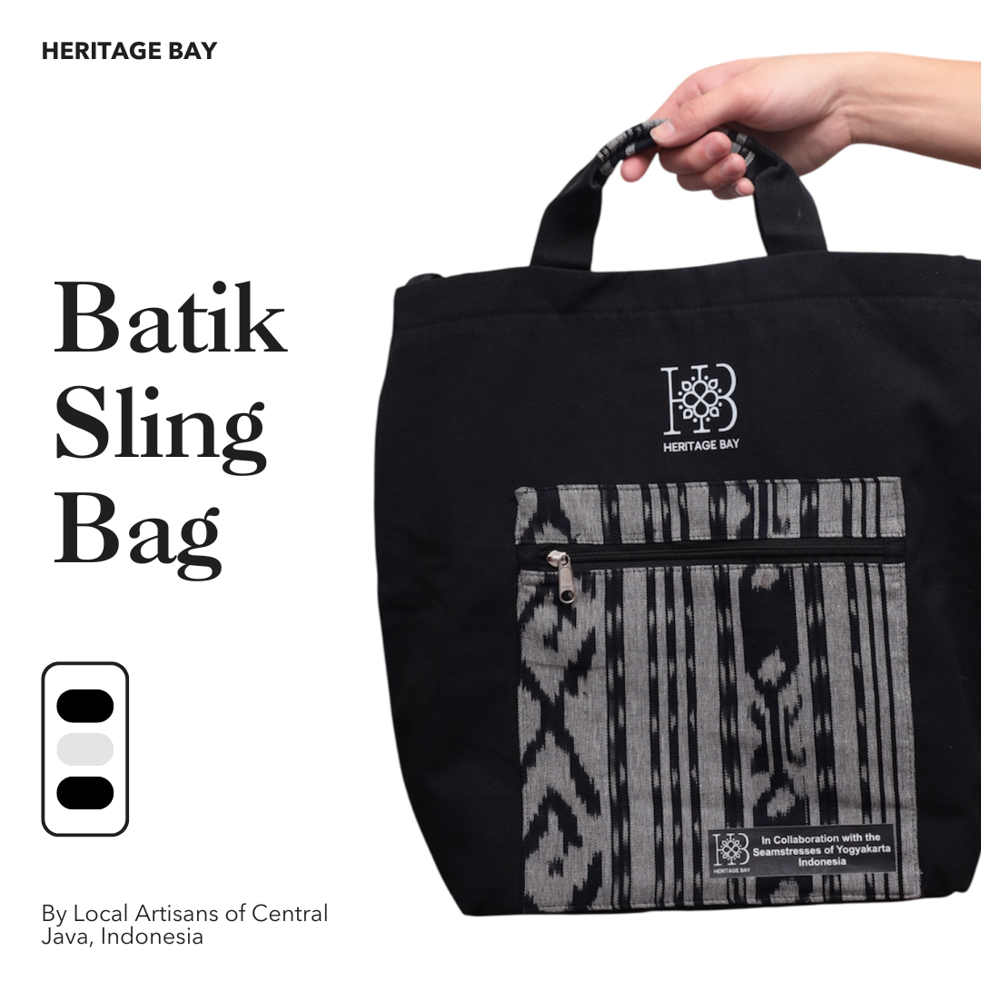 Batik-Themed Sling/Hand Carry Bag