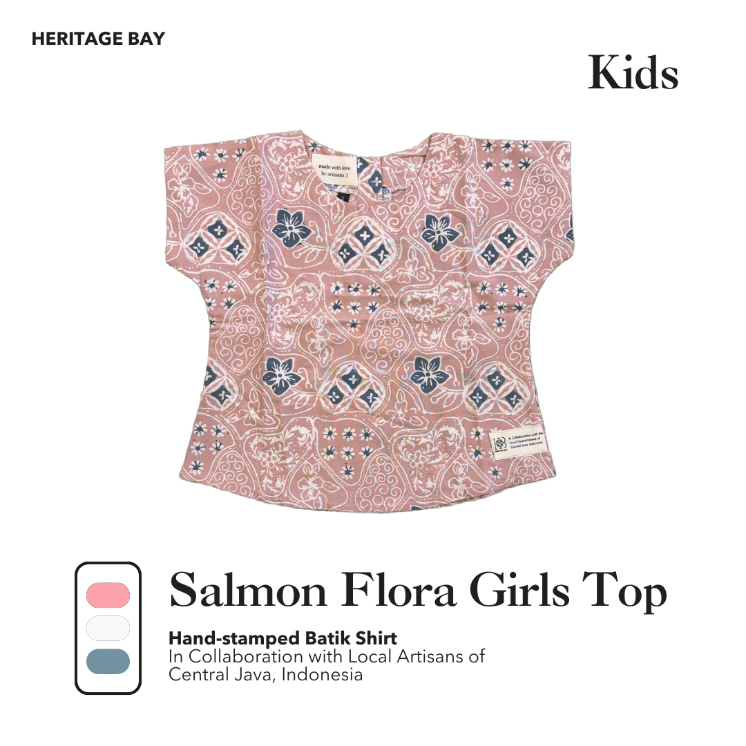 Kids Salmon Flora Girls Top